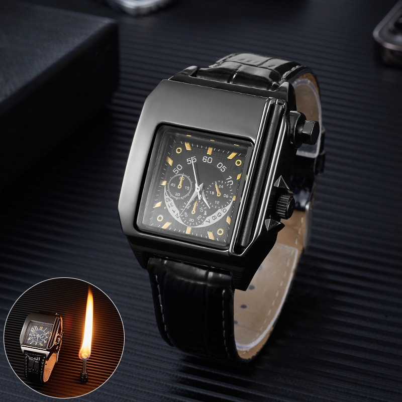 Electronics Gadgets For Gift - Metal Electronic Watch Lighter 10000 Times
