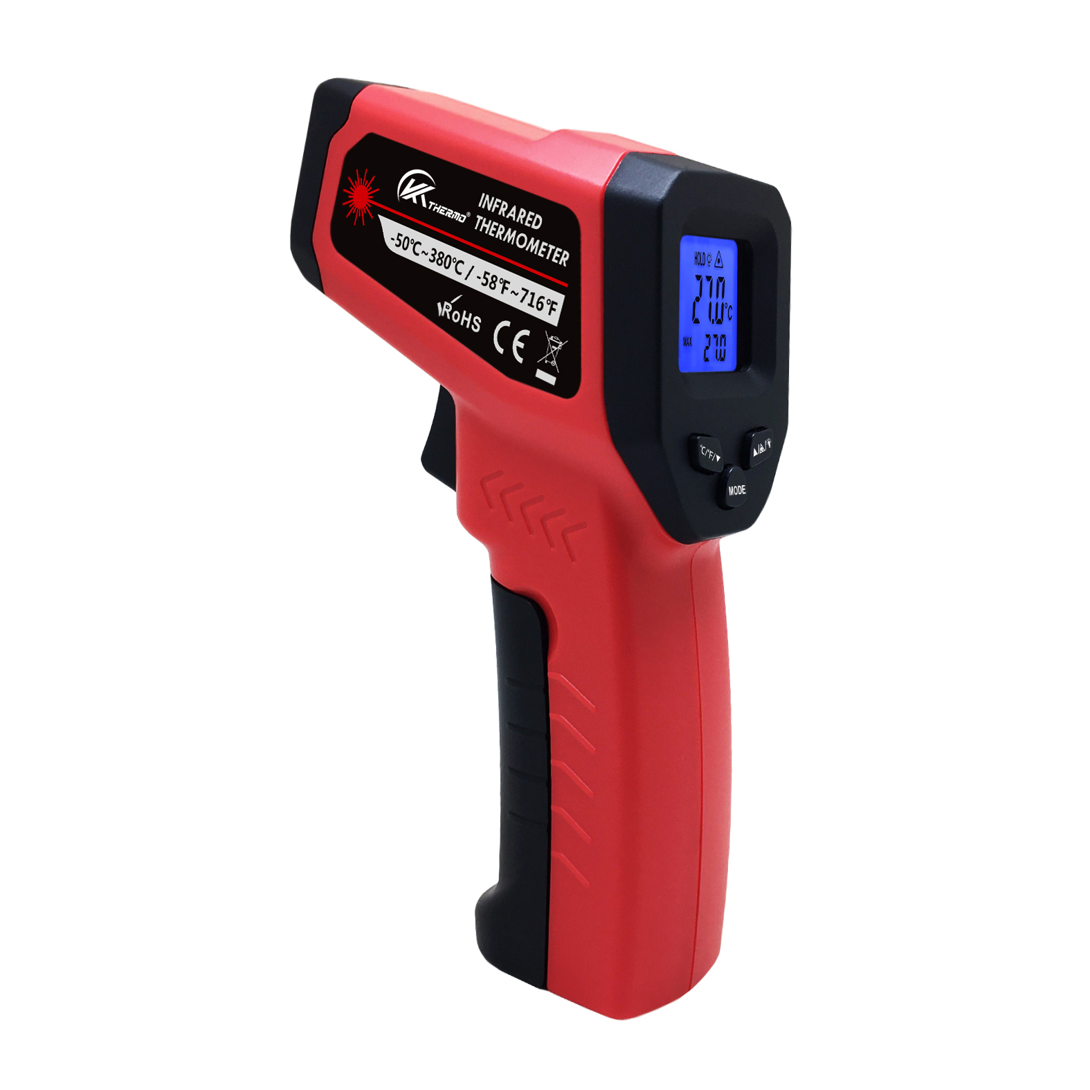 Kitchen Electronics Gadgets - LCD Industrial Electronic Thermometer NonContact -50~600°C
