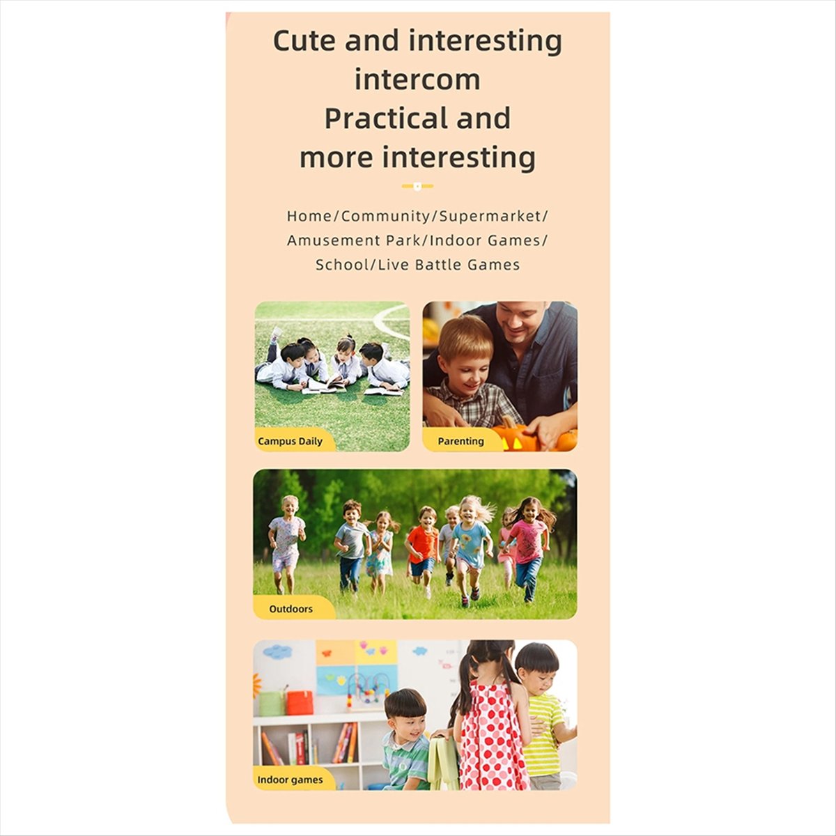 Electronics Gadgets For Gift - A77K Kids Walkie Talkie GT-168 2PCS