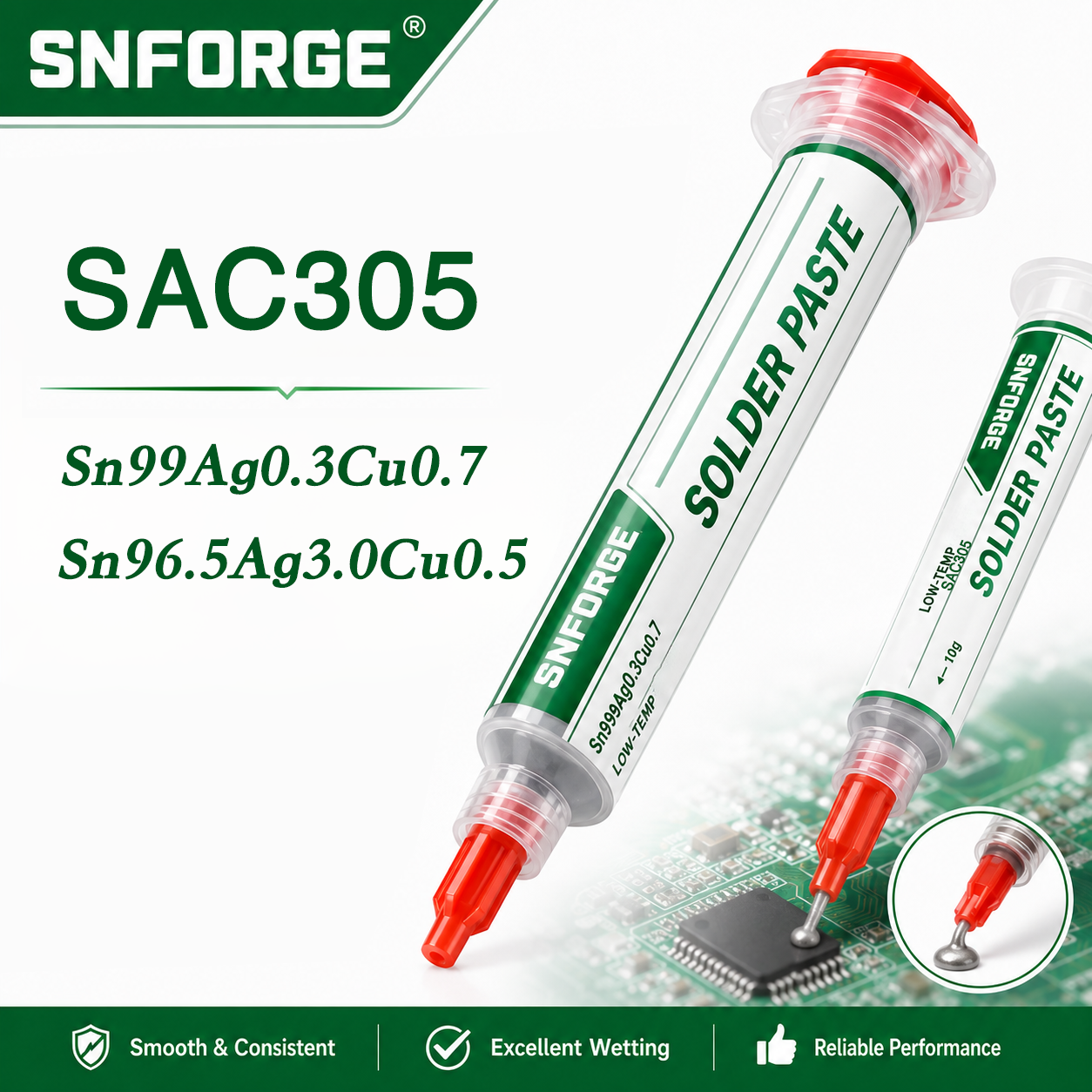 Electronics Gadgets Wholesale - SAC305 Solder Paste Welding Tin Sn99Ag0.3Cu0.7