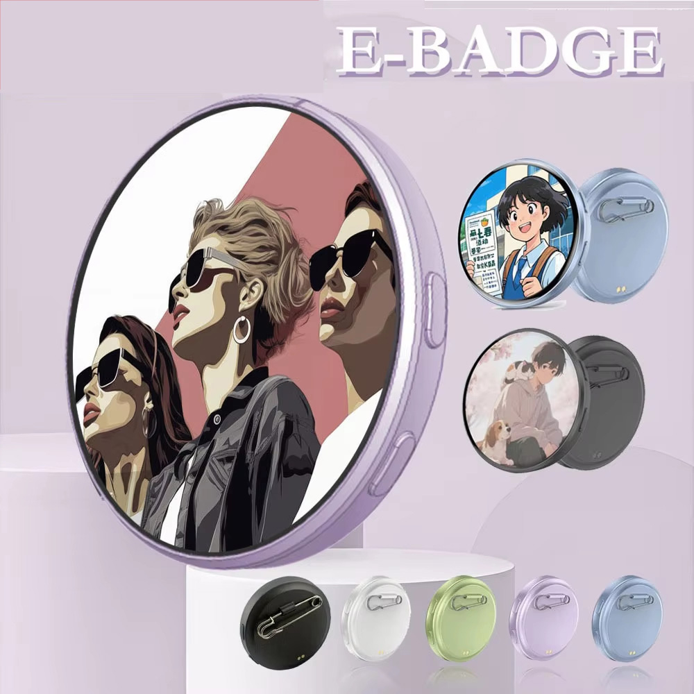 Electronics Gadgets Wholesale - Dynamic Electronic Badge Smart Anime-themed Digital