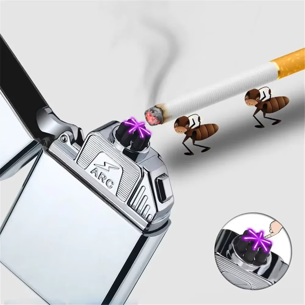 New Six Arcs Lighter Windproof - Electronics Gadgets For Gift ulasan dan harga
