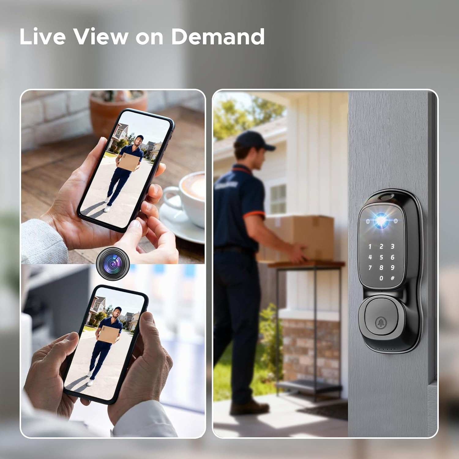 Tuya Wifi Smart Door Lock ‎Cam - Electronics & Gadgets Starting With C ulasan dan harga