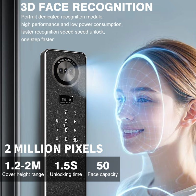 Tuya WiFi Smart Door Lock, Hom - Electronics & Gadgets Starting With C ulasan dan harga