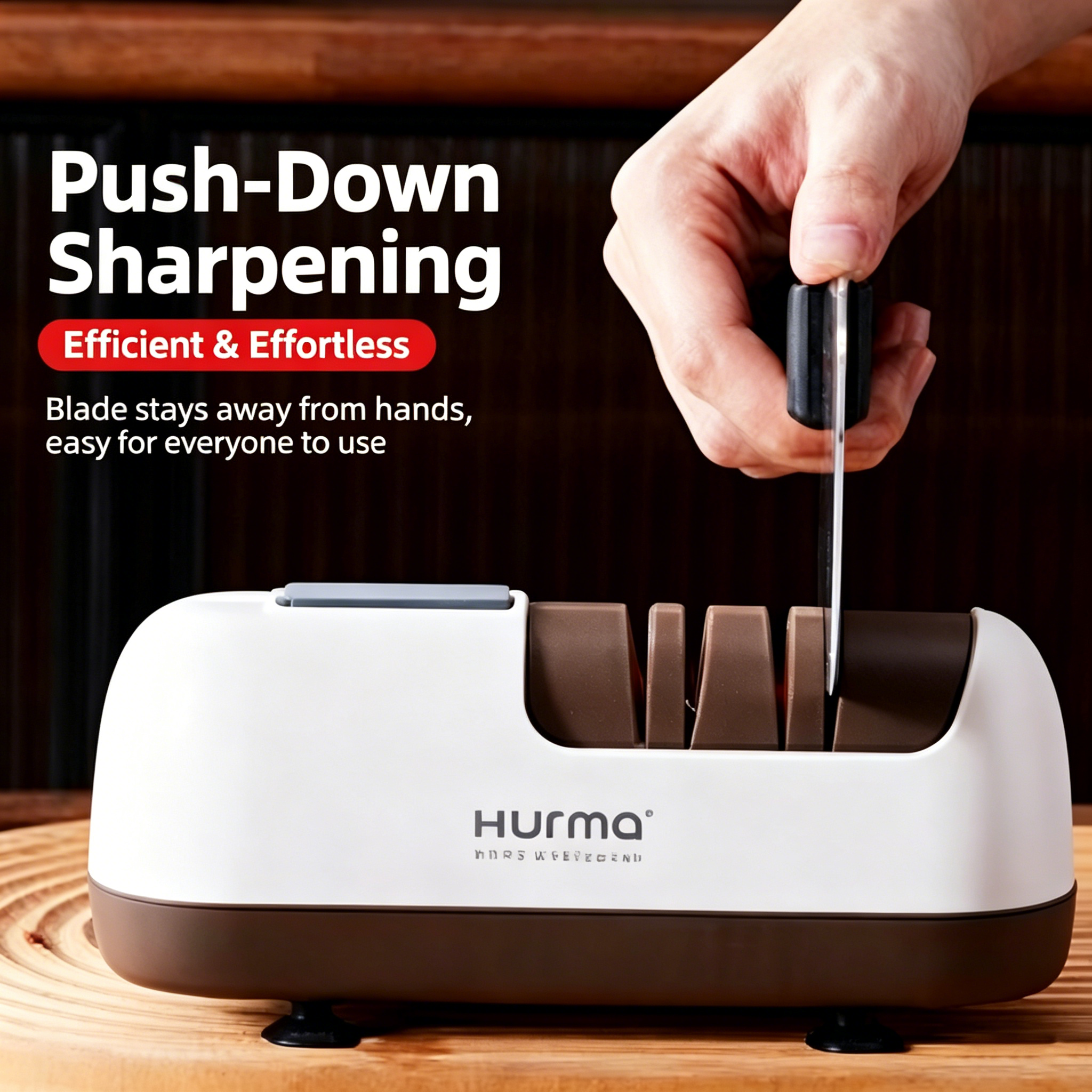 4-Stage Electric Knife Sharpen - Kitchen Electronics Gadgets ulasan dan harga