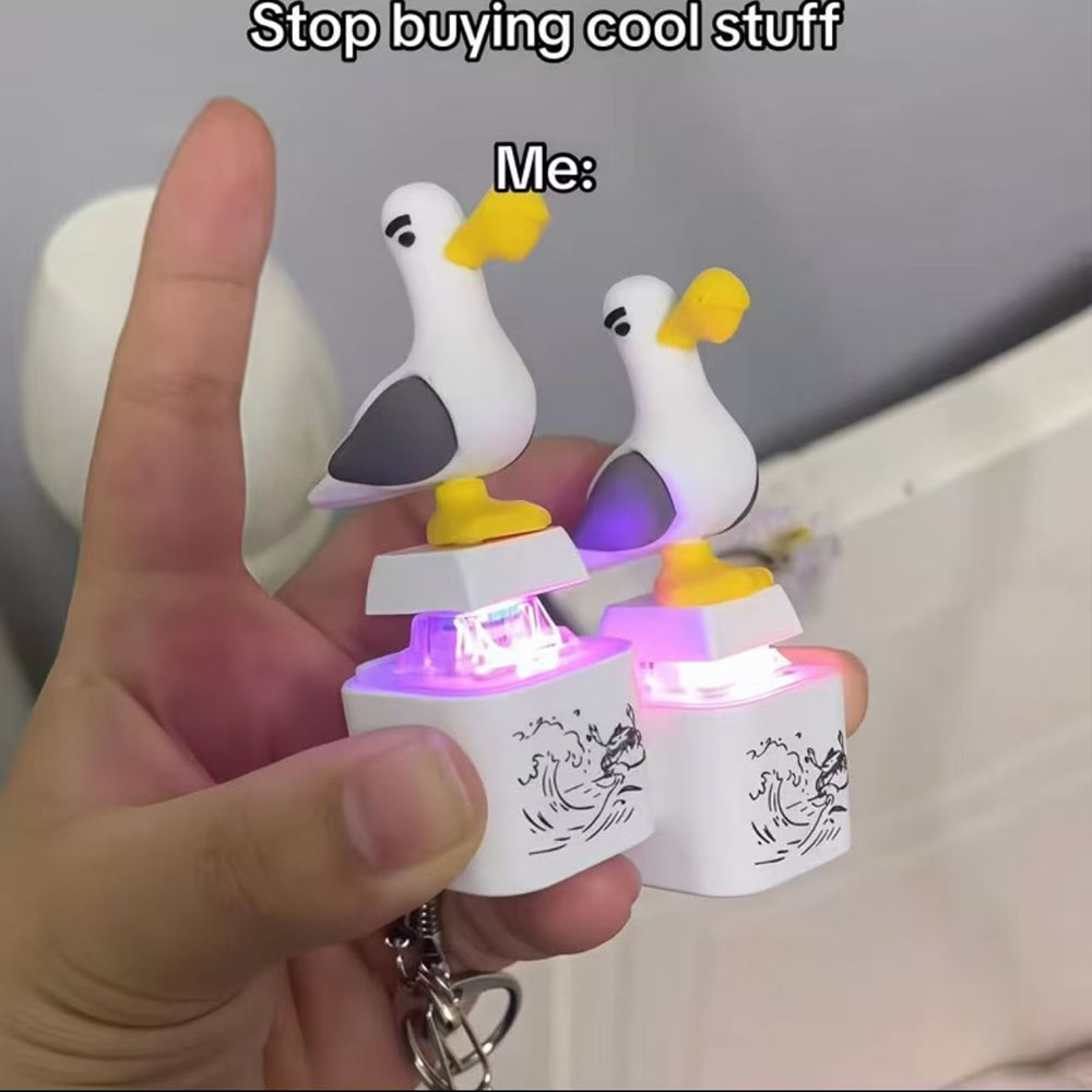 Mine Seagull Keycap Keychain L - Electronics Gadgets Wholesale ulasan dan harga