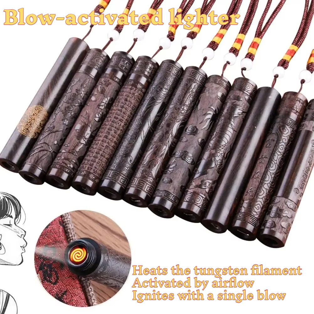 Creative Carving Ebony Lighter - Electronics Gadgets For Gift ulasan dan harga