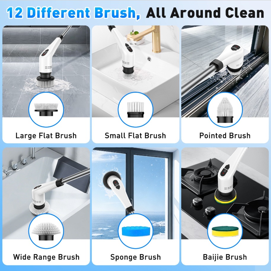 TINSOL 12 in 1 Electric Cleani - Kitchen Electronics Gadgets ulasan dan harga