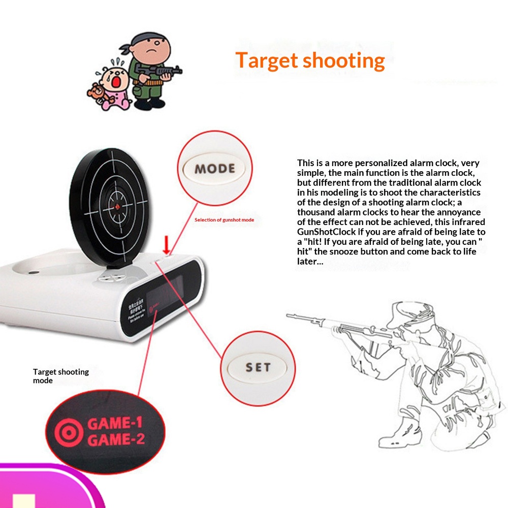 Electronics Desk Clock Creativ - Electronics Gadgets For Gift ulasan dan harga
