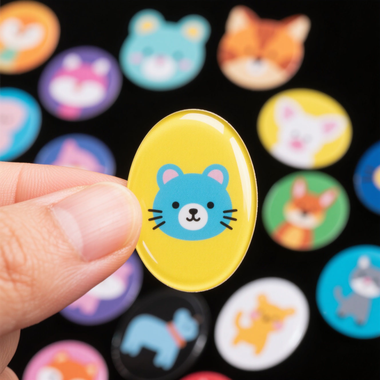 Wholesale Epoxy Dome Sticker F - Electronics Gadgets Wholesale ulasan dan harga