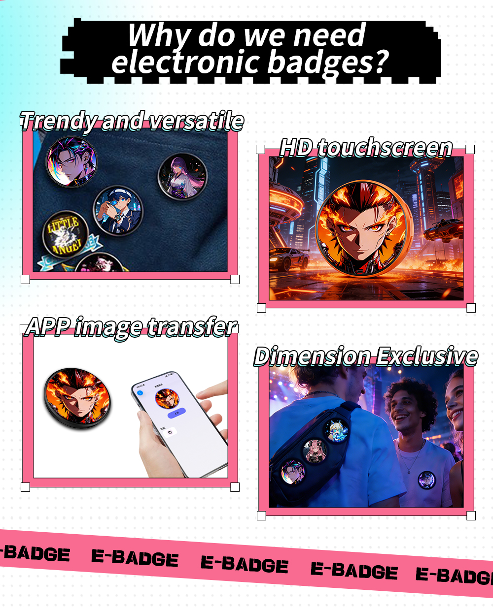 2026 new Smart Badge Electroni - Electronics Gadgets For Gift ulasan dan harga