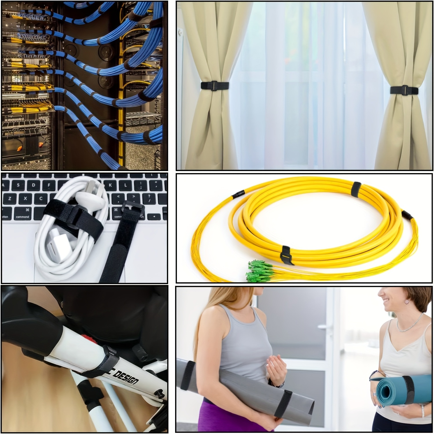 Velcros Straps Reusable Organi - Electronics Gadgets Wholesale ulasan dan harga