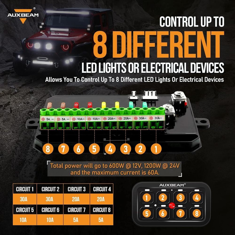 8 Gang Switch Panel BA80 Autom - Electronics & Gadgets Starting With C ulasan dan harga
